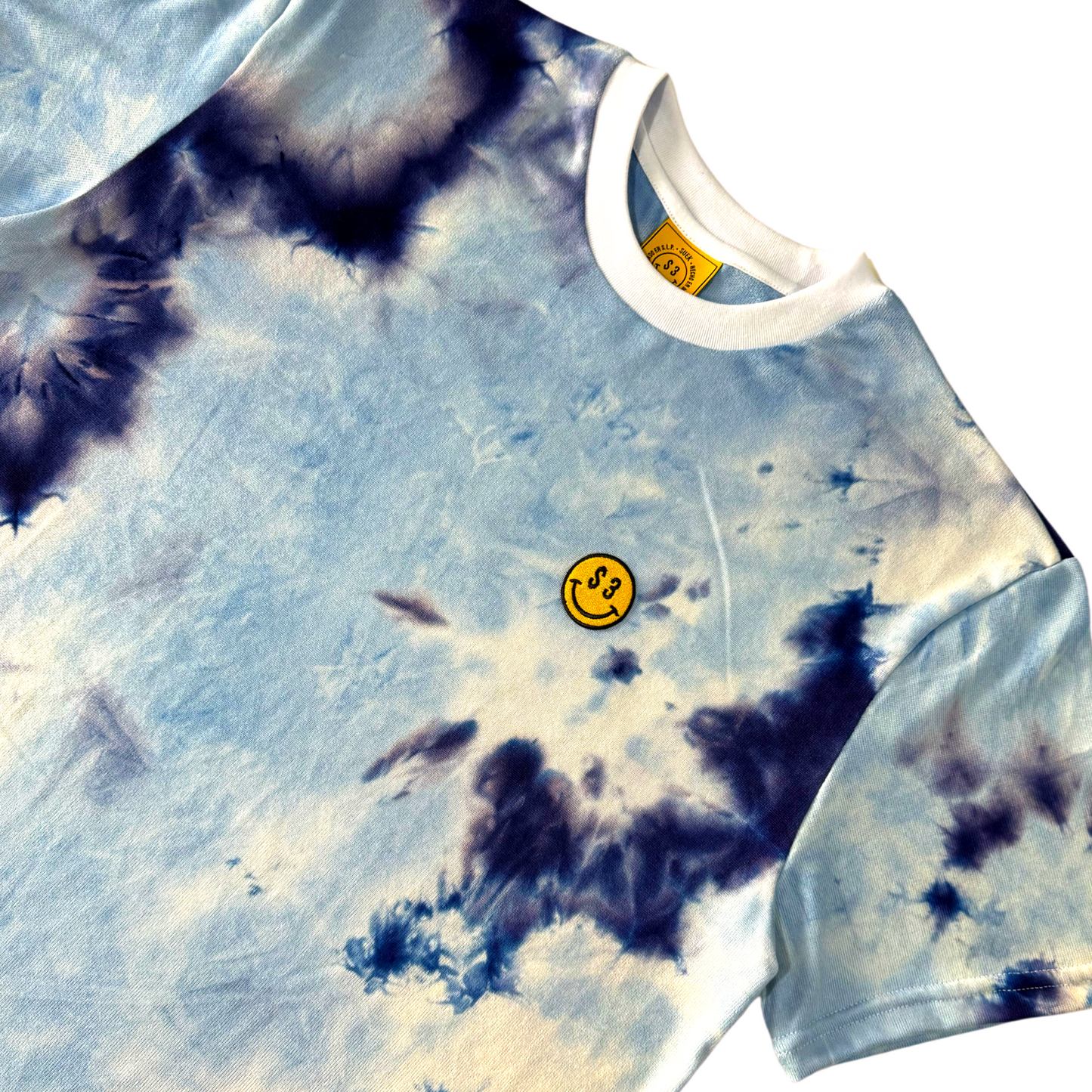 CAMISETA TEJIDA - TIE DYE BLUE