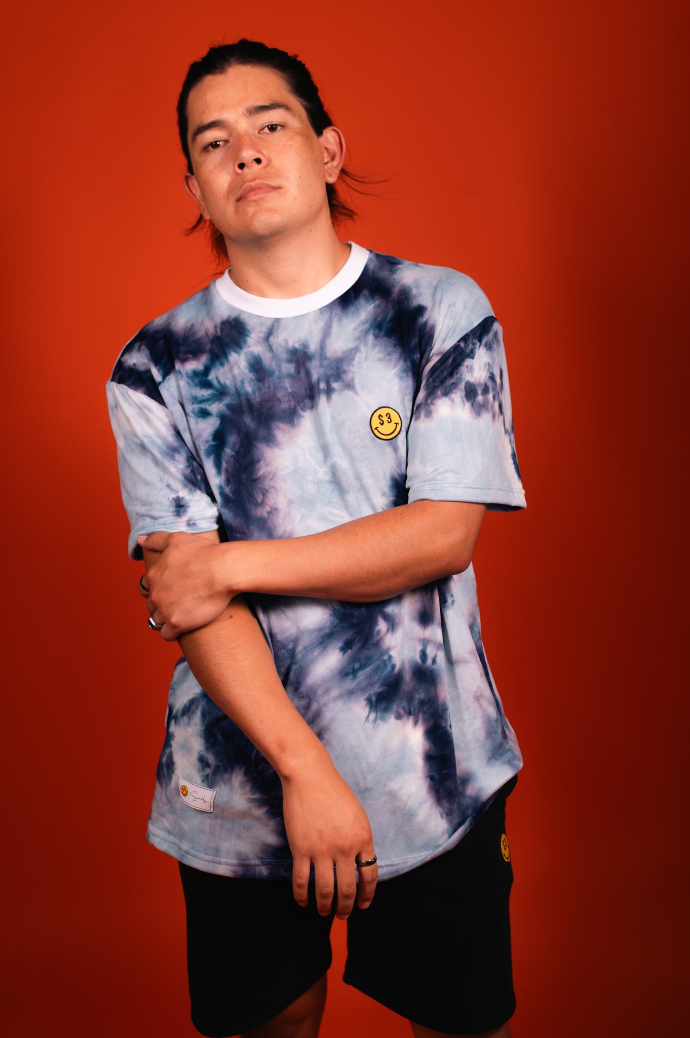 CAMISETA TEJIDA - TIE DYE BLUE