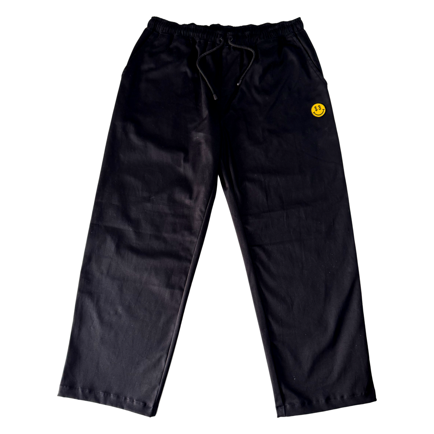 PANTALON CROPPED - BLACK