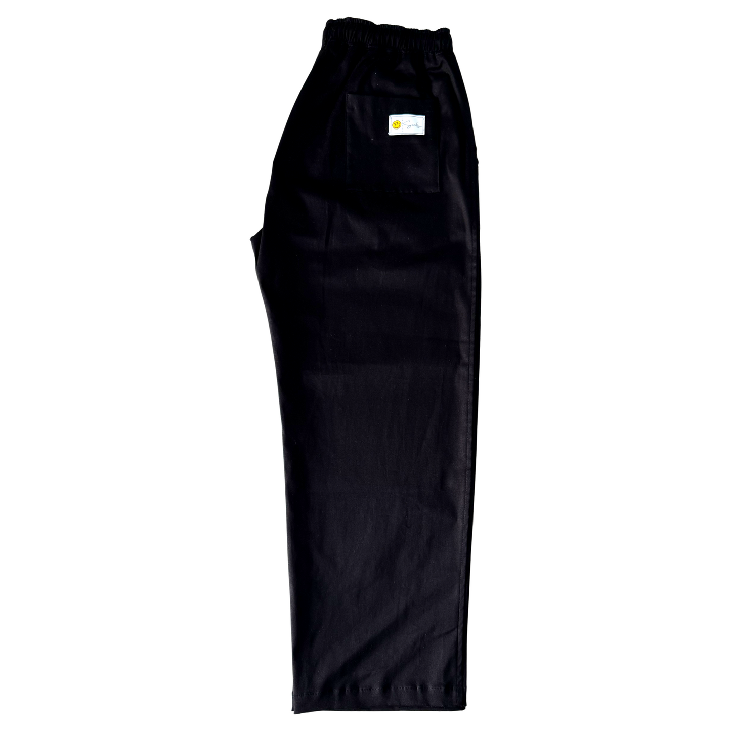 PANTALON CROPPED - BLACK
