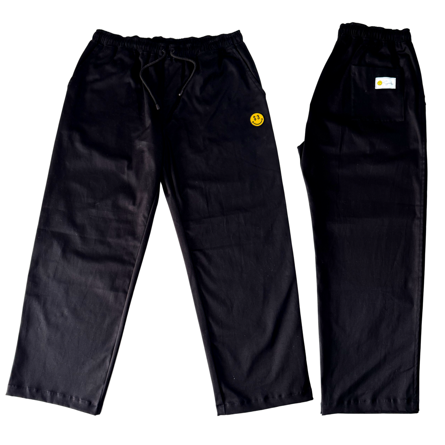 PANTALON CROPPED - BLACK