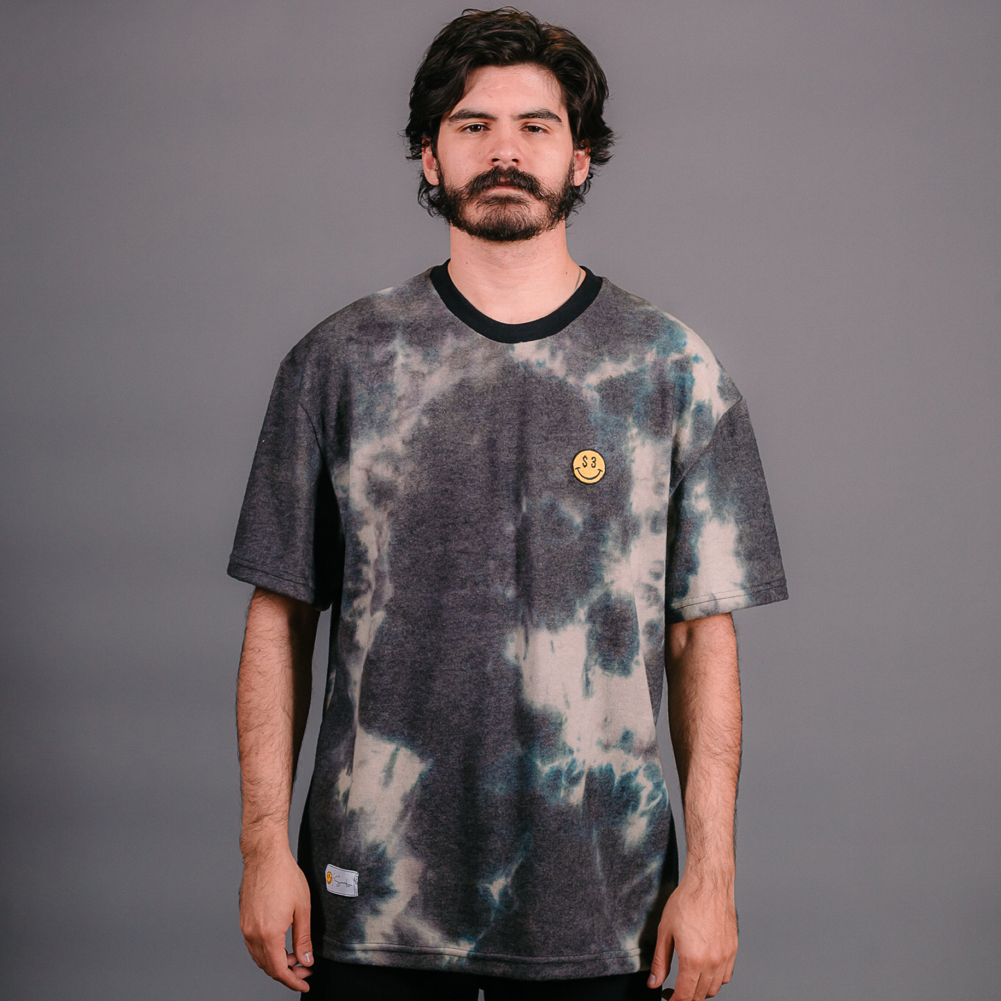 CAMISETA TEJIDA - TIE DYE BLACK