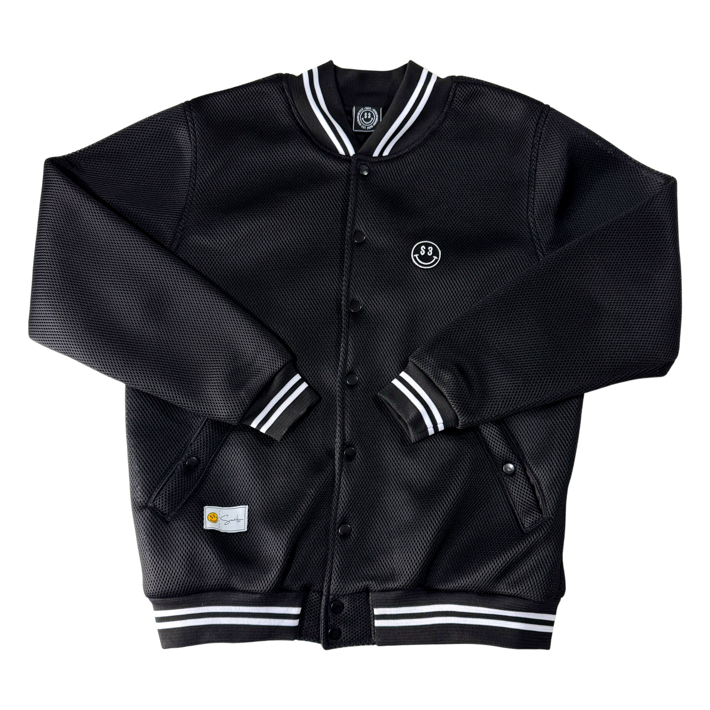 BOMBER JACKET - BLACK & WHITE