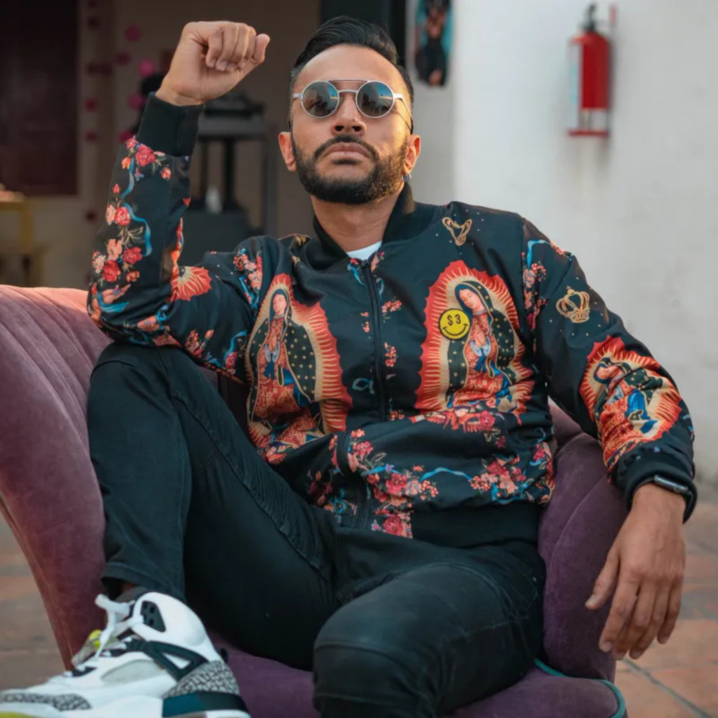 BOMBER JACKET GUADALOOP - NEGRA