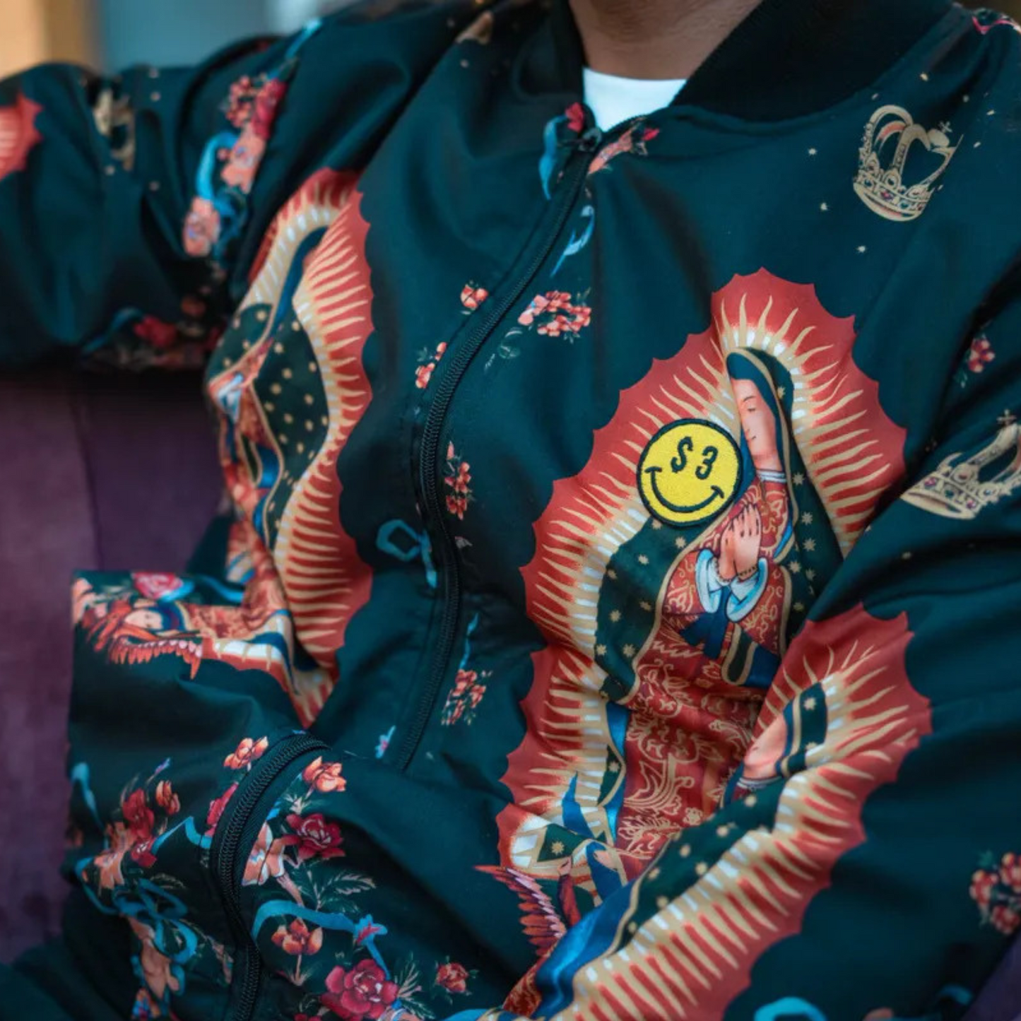BOMBER JACKET GUADALOOP - NEGRA