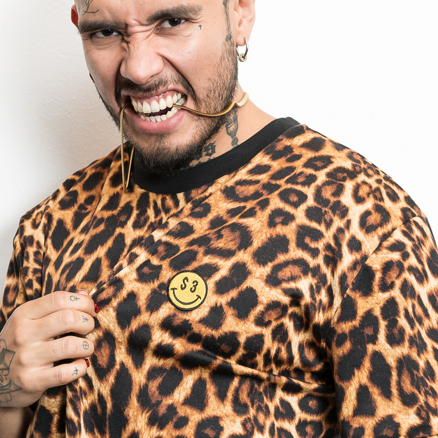 CAMISETA OVERSIZE - LEOPARDO