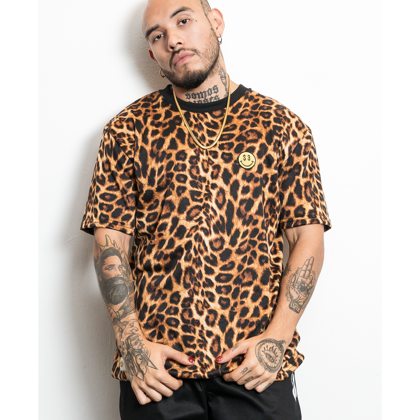 CAMISETA OVERSIZE - LEOPARDO