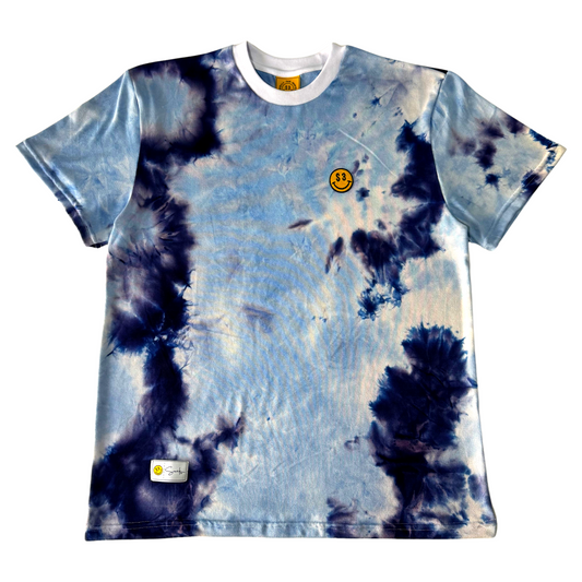 CAMISETA TEJIDA - TIE DYE BLUE