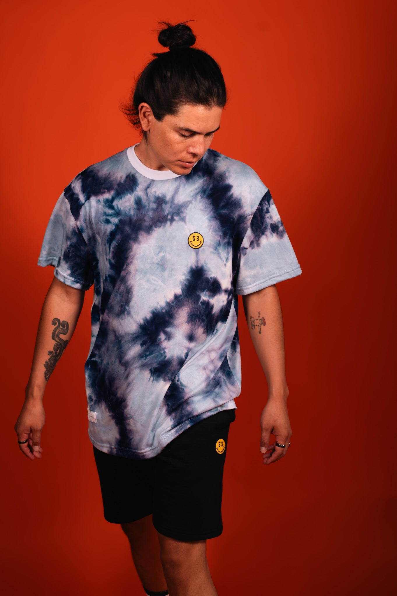 CAMISETA TEJIDA - TIE DYE BLUE