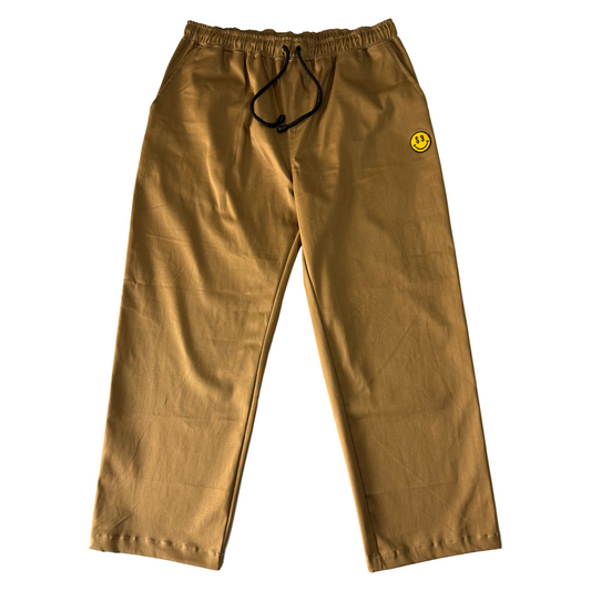 PANTALON CROPPED - CAMEL